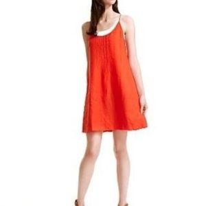 Eileen Fisher Irish Linen Geranium Cami Dress - EUC Size S